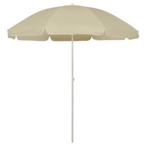 Strandschirm Sandgelb 240 cm